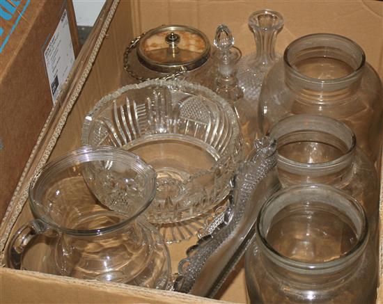 Glass jars & other glassware
